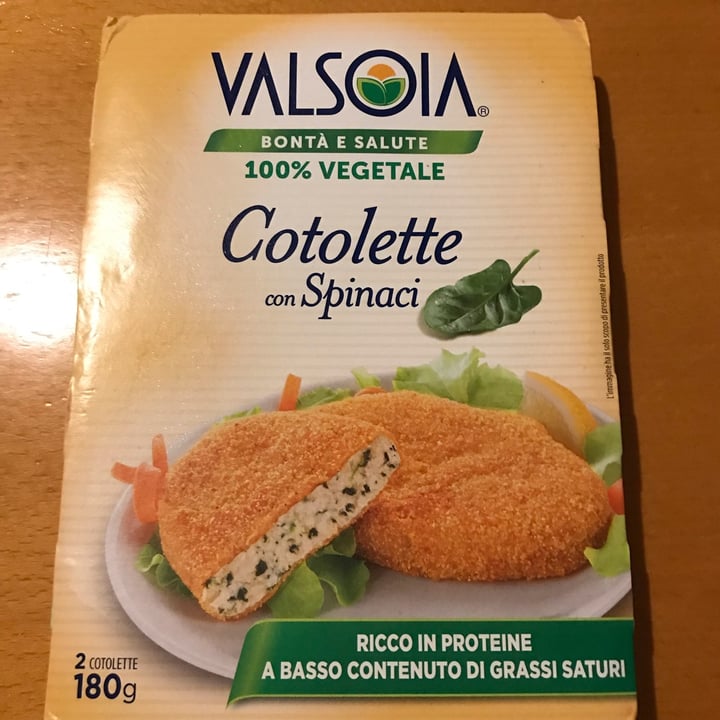 photo of Valsoia Cotolette con spinaci shared by @laura-pina on  22 Nov 2022 - review
