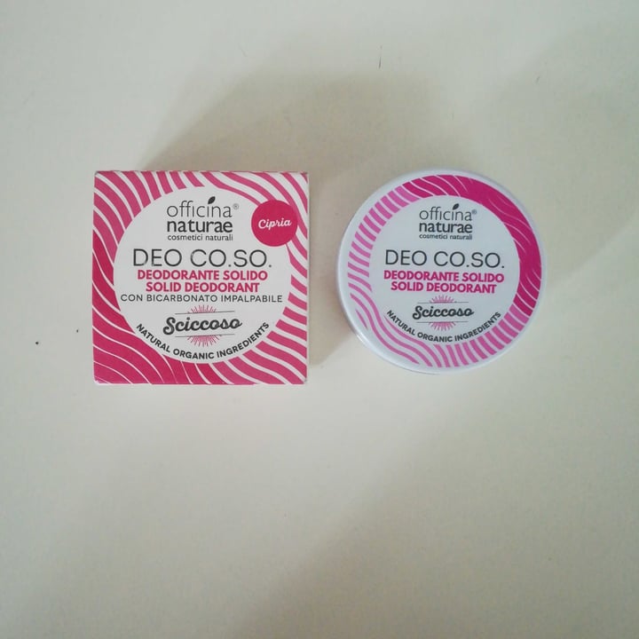 photo of Officina naturae Deo Co.So. Deodorante solido Sciccoso shared by @avocadobreakfast on  11 Mar 2022 - review