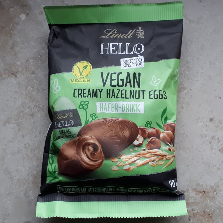 photo of Lindt Hello Vegan Creamy Hazelnut Eggs shared by @bluesoul on  12 Mar 2022 - review