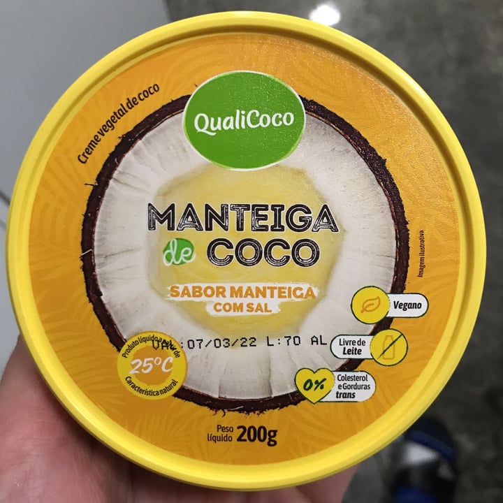 photo of Qualicoco Manteiga de coco com sal shared by @sobral on  23 Jul 2021 - review
