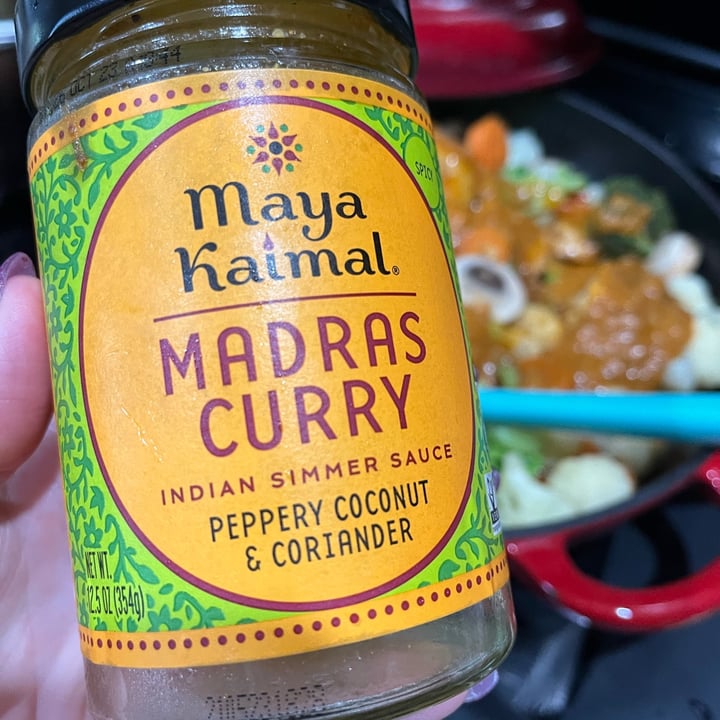 review photo of Maya Kaimal Madras Curry Indian Simmer Sauce shared by @wkinprogress on 22 Mar 2022 - review