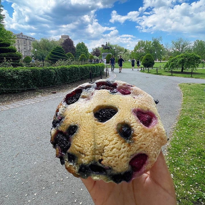 photo of Flour Bakery Vegan Vanilla Berry Muffin shared by @arunnersfuel on  18 May 2021 - review