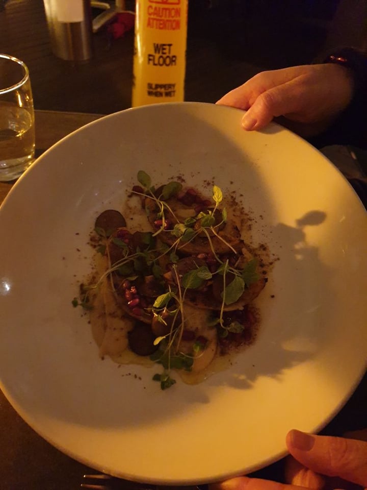 photo of Cafe Sydney Spiced pumpkin with chick pea puree and pomegranate shared by @snooby on  29 Aug 2019 - review
