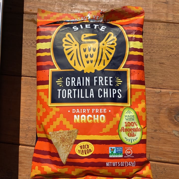 review photo of Siete Family Foods Grain Free Tortilla Chips Dairy Free Nacho shared by @kjm74 on 13 Mar 2021 - review