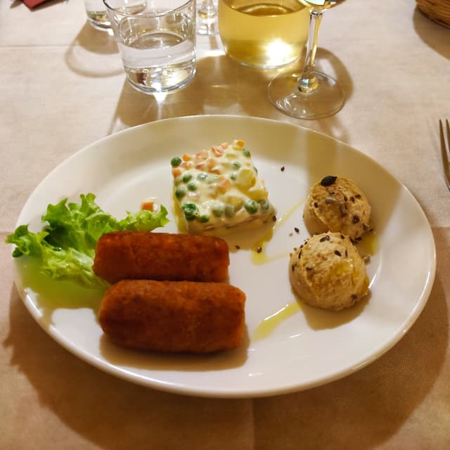 Photo du plat “Tris di antipasti”