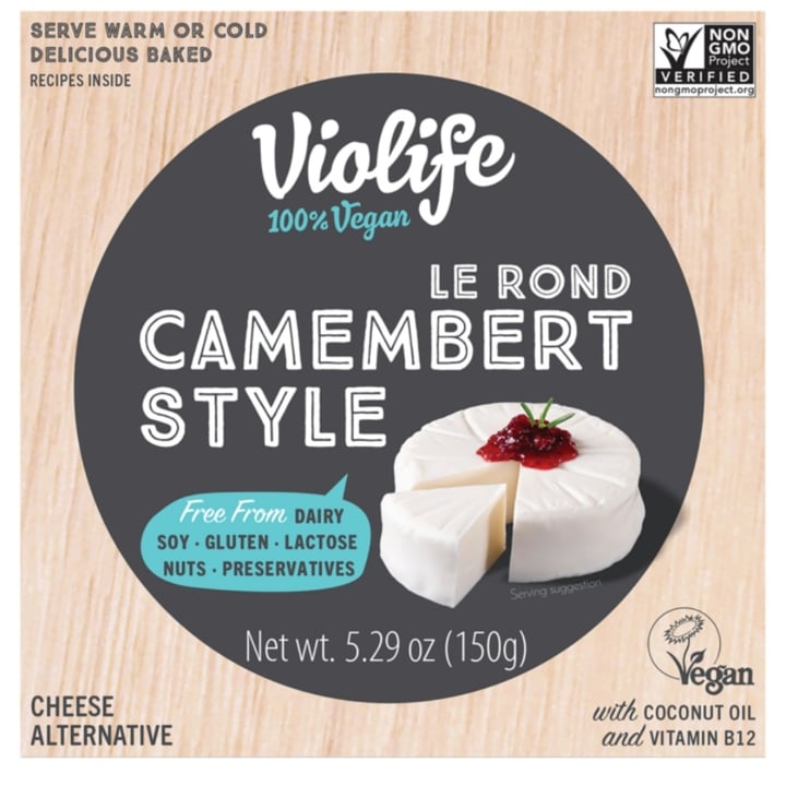 review photo of Violife Le Rond Camembert flavour shared by @kapitein on 23 Apr 2022 - review