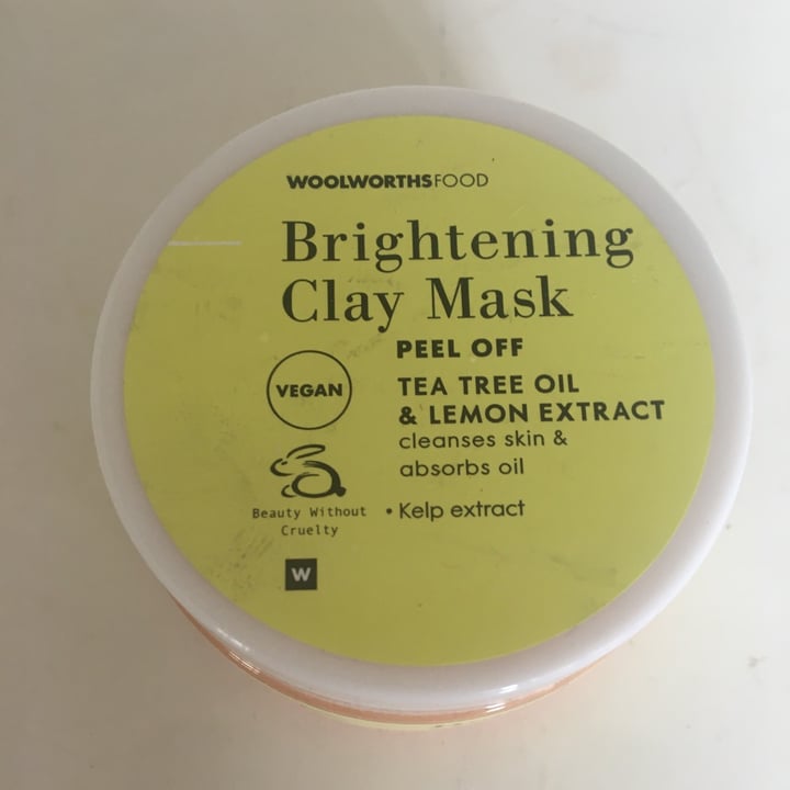 photo of Woolworths Brightening clay mask shared by @cjv on  11 Mar 2022 - review