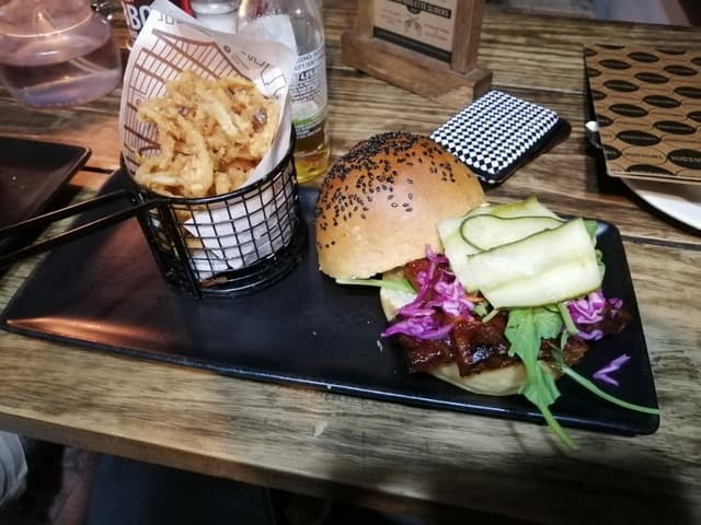 菜肴“The one burger”的照片