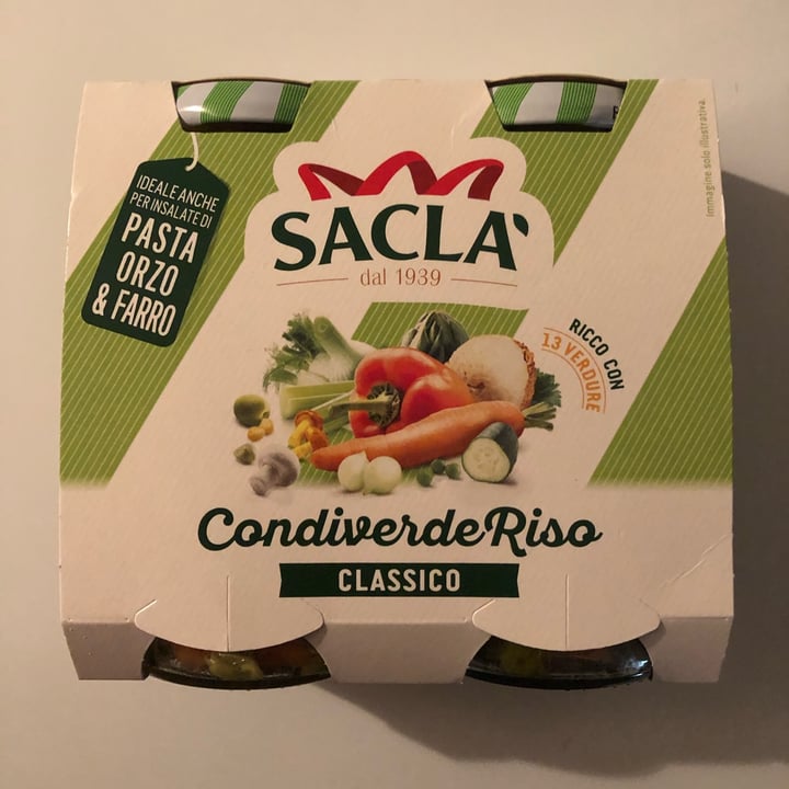 photo of Sacla' Condiverde riso shared by @ariapulita on  02 Oct 2021 - review