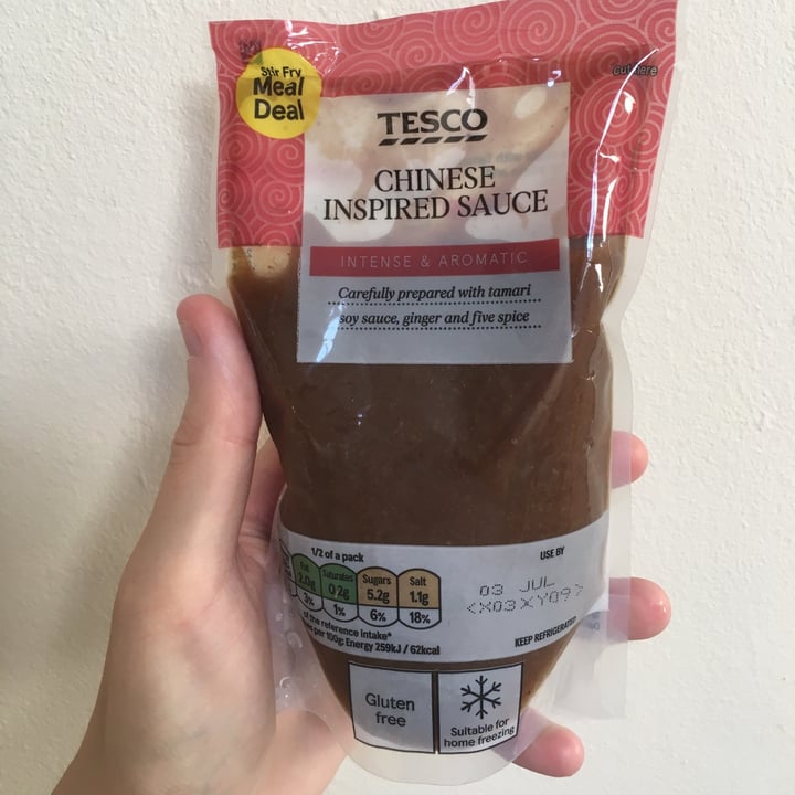 photo of Tesco Chinese inspired sauce shared by @emmajwheeler on  17 Jul 2021 - review