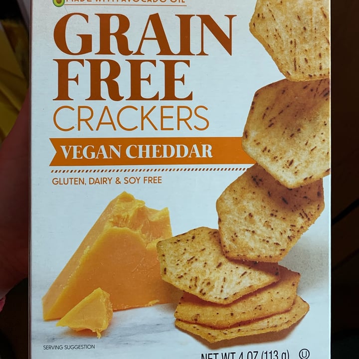 photo of Sprouts Farmers Market Grain Free Crackers Vegan Cheddar shared by @veghui on  10 May 2022 - review