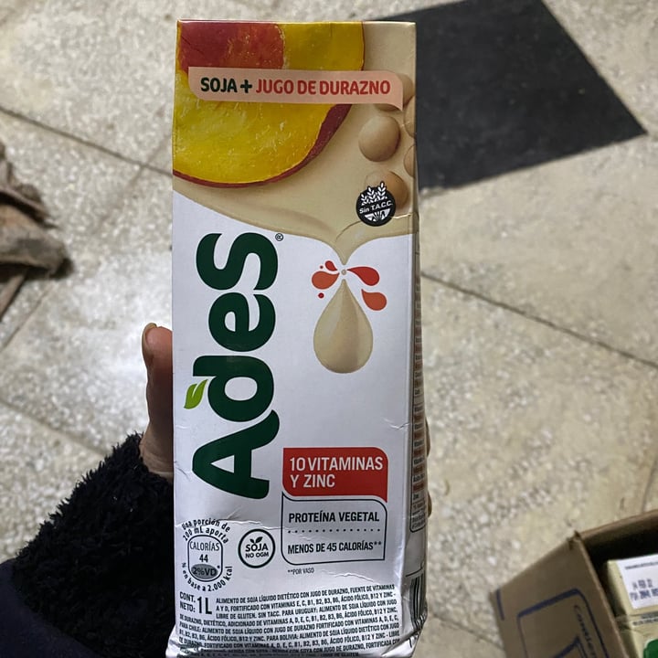 photo of Ades Leche de Soja sabor Durazno shared by @alejo7rp on  30 Jul 2021 - review