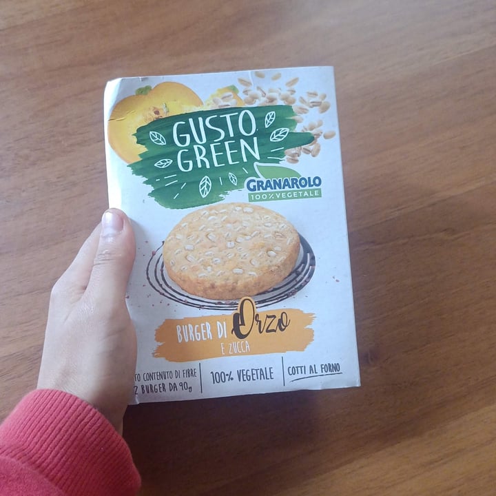 photo of Granarolo Gusto green burger di orzo e zucca shared by @denisebrus on  24 Sep 2022 - review