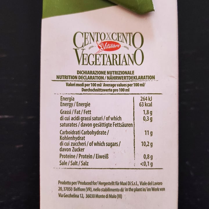 review photo of Vitalibre Latte Di Mandorle '- Almond Milk shared by @wingsforwords on 13 Jan 2022 - review