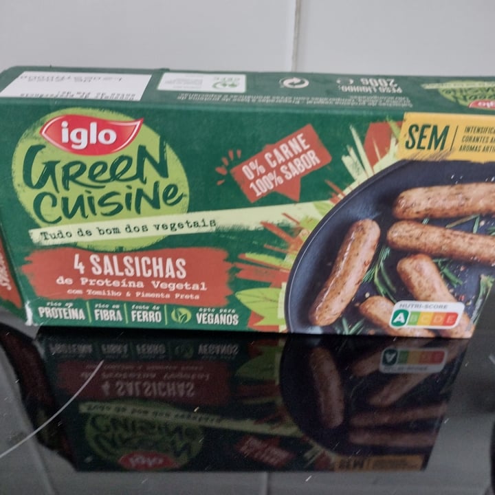 photo of iglo Green Cuisine salsichas shared by @majomatos on  13 Aug 2022 - review