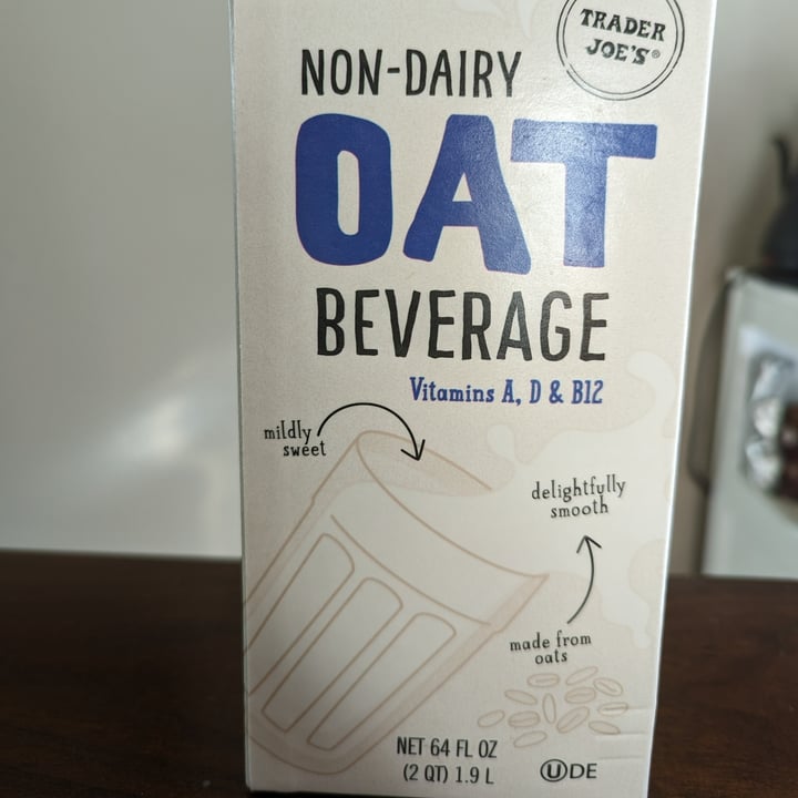 review photo of Trader Joe's Non-Dairy Oat Beverage shared by @ashita on 17 Dec 2022 - review