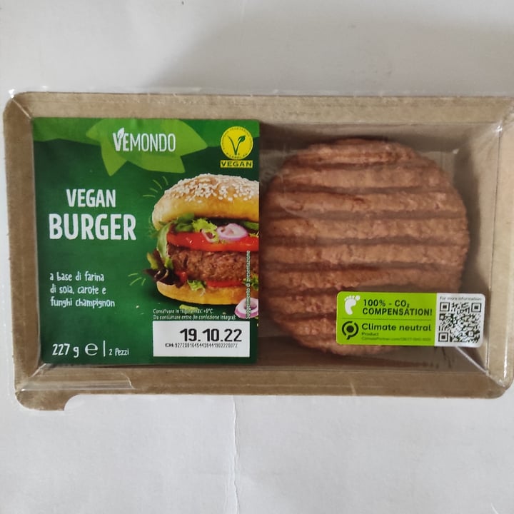 photo of Vemondo  Vegan Burger shared by @norissa on  27 Oct 2022 - review