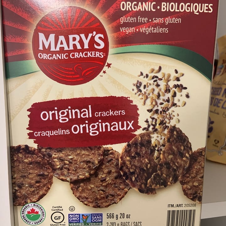 photo of Mary’s organic crackers Mary's Gone Crackers shared by @sarz on  01 Jul 2021 - review