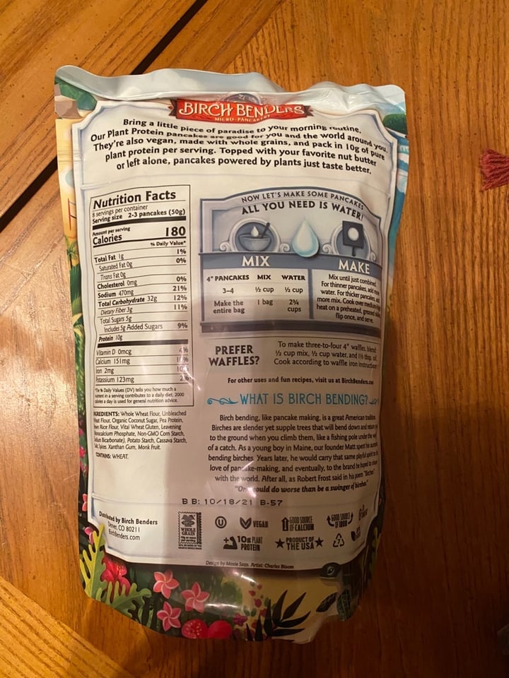 review photo of Birch Benders Plant Protein Pancake Mix shared by @jhill1123 on 01 Apr 2020 - review