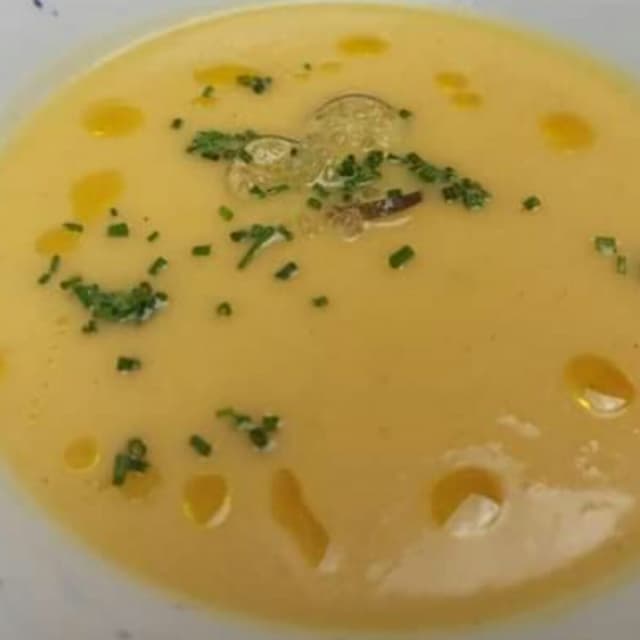 Foto del plato “Crema vegetal”