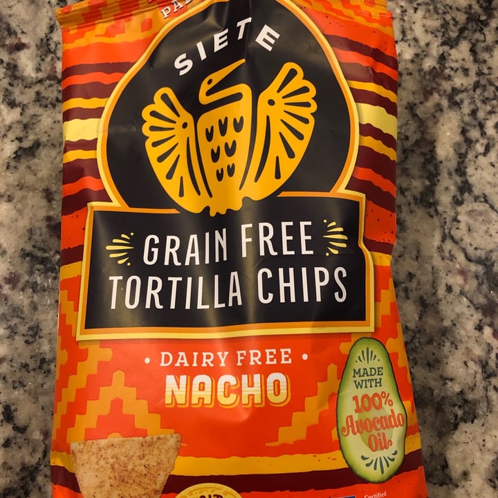 Siete Family Foods Grain Free Tortilla Chips Dairy Free Nacho Review