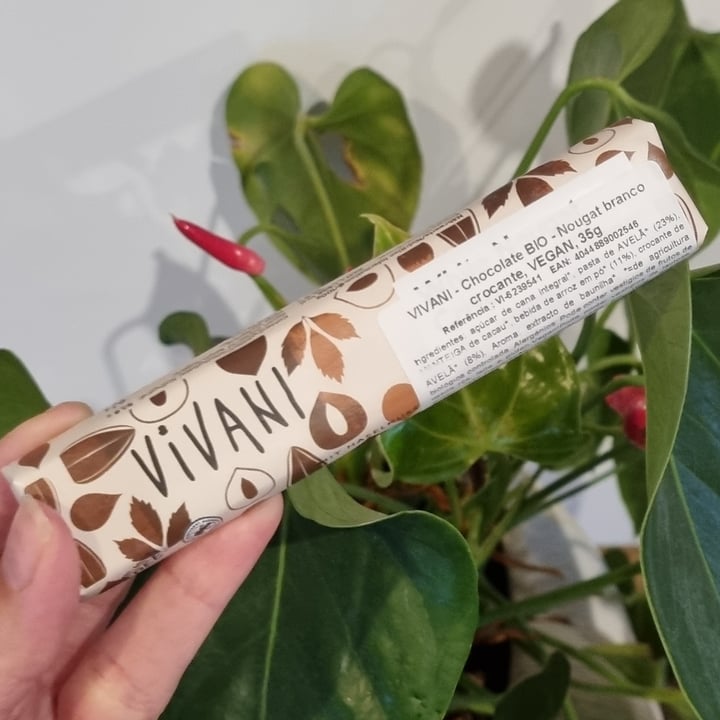 photo of Vivani Chocolate White Nougat Crisp shared by @marimedeiros on  25 Sep 2022 - review