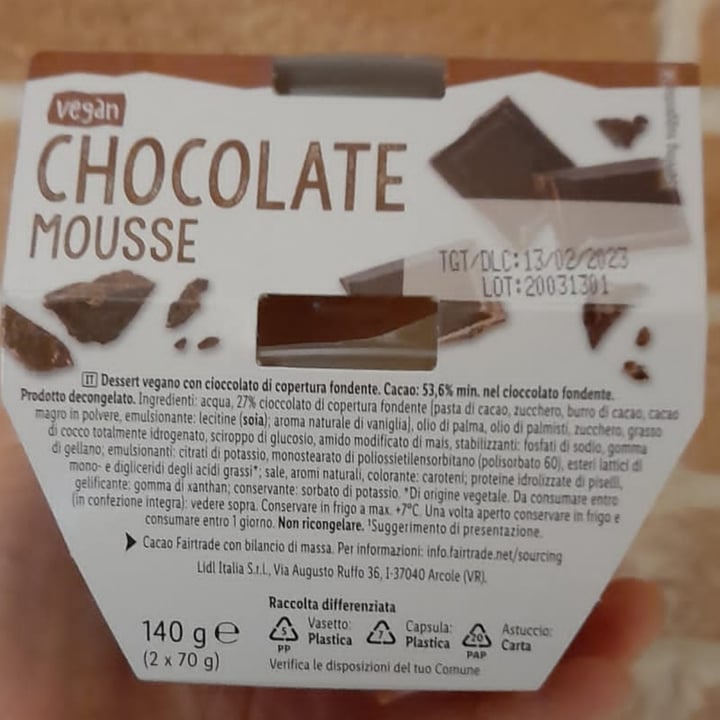 photo of Vemondo  Chocolate Mousse shared by @gaiapio on  30 Jan 2023 - review