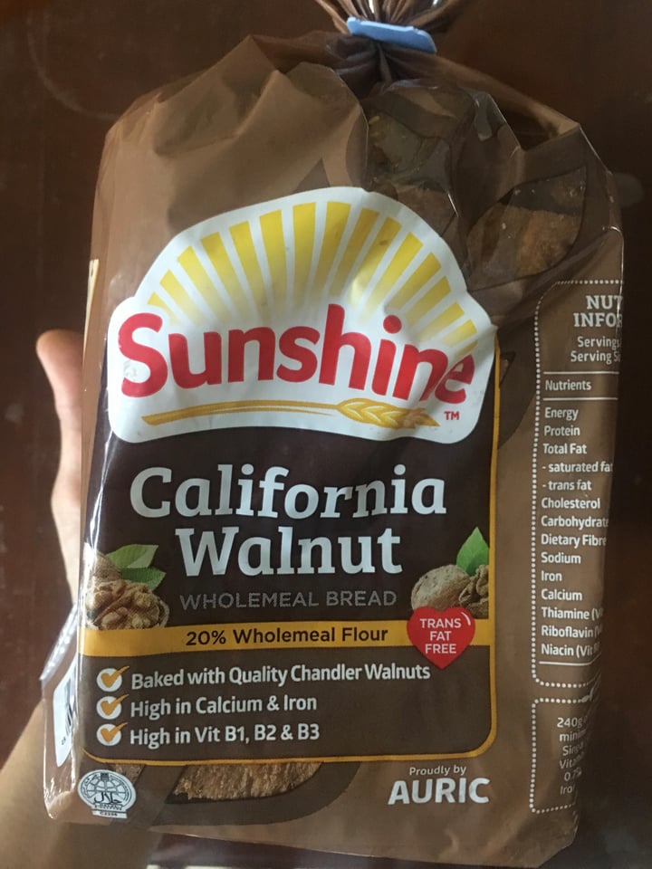 photo of Sunshine Bakeries  California walnut shared by @speedico on  30 Nov 2019 - review