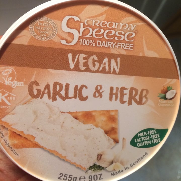 photo of Bute Island Foods Garlic & Herb Creamy Sheese shared by @gardenpicked on  28 Aug 2020 - review
