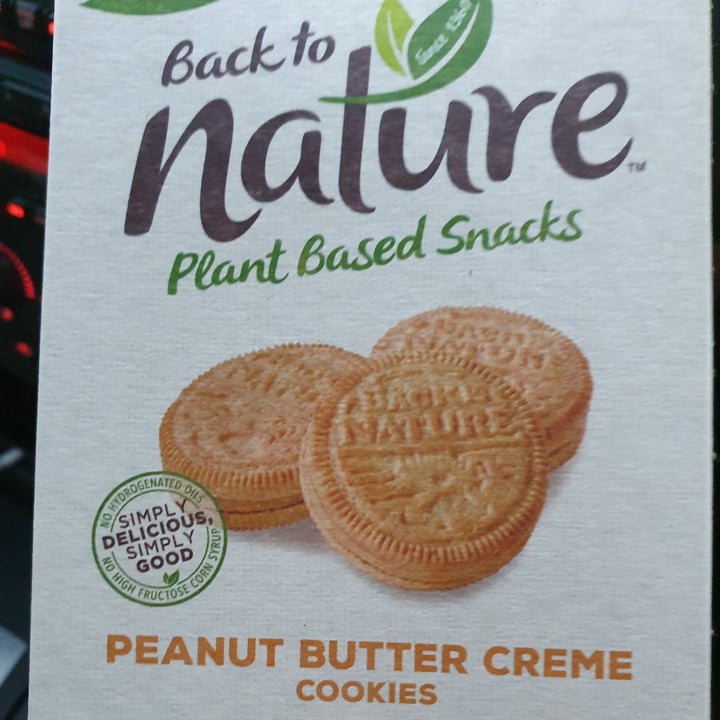 photo of Back to Nature Peanut Butter Creme Cookies shared by @anistavrou on  19 Jun 2020 - review