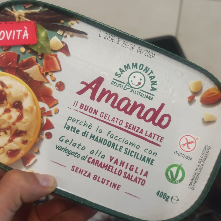 photo of Sammontana Amando Gelato Alla Vaniglia Vatiegato al Caramello Salato shared by @bitterness on  18 Jun 2022 - review