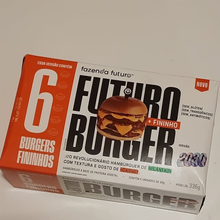 photo of Fazenda Futuro - Future Farm Futuro Burger Fininho shared by @lucasbohen on  10 Nov 2022 - review