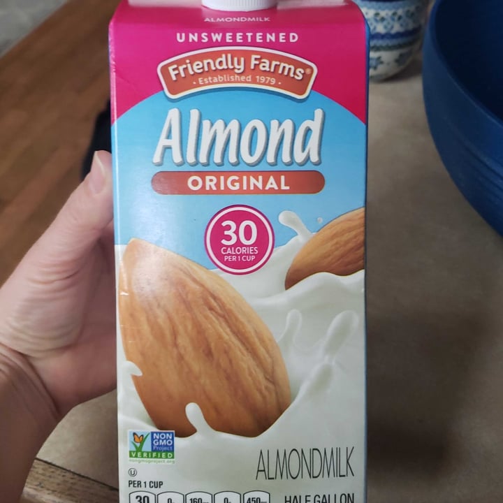 photo of Friendly Farms Almond Milk shared by @milliy78 on  27 Feb 2022 - review