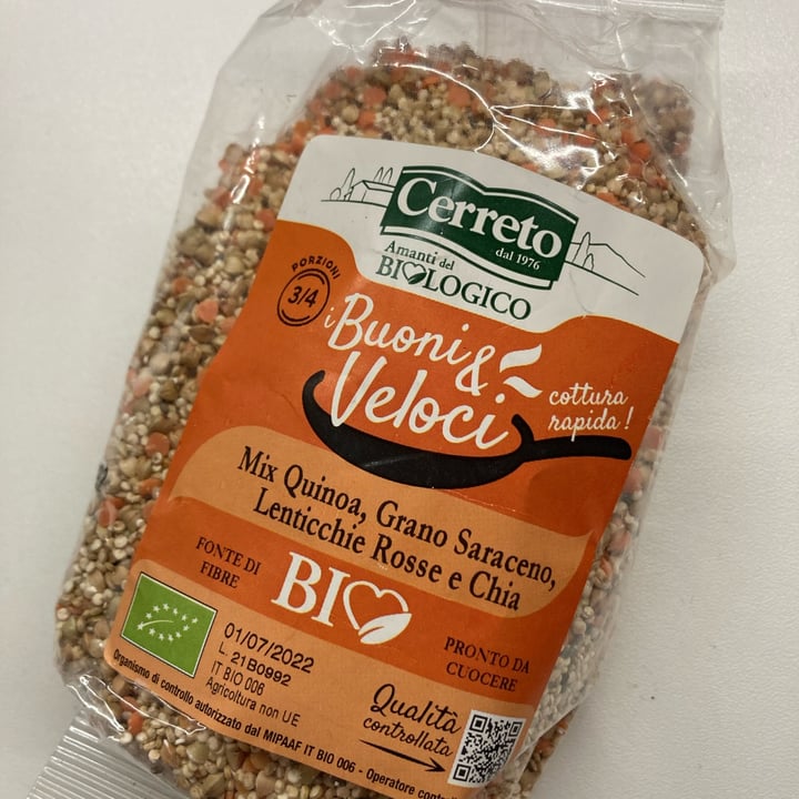 photo of Cerreto Mix Quinoa, Grano Saraceno, Lenticchie Rosse e Chia shared by @laeugi on  01 Dec 2021 - review