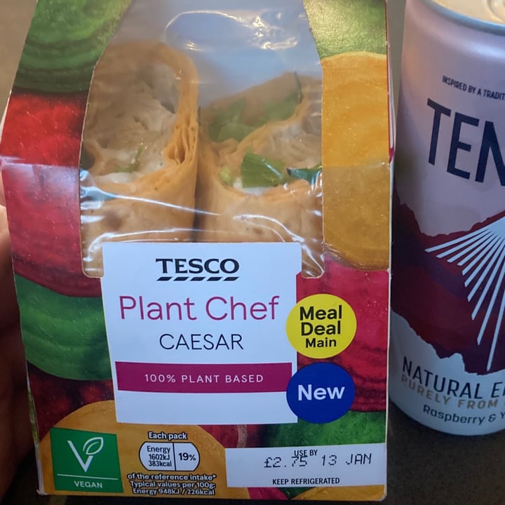 review photo of Tesco Plant Chef Caesar Wrap shared by @tiffanykimiko on 26 Jan 2021 - review
