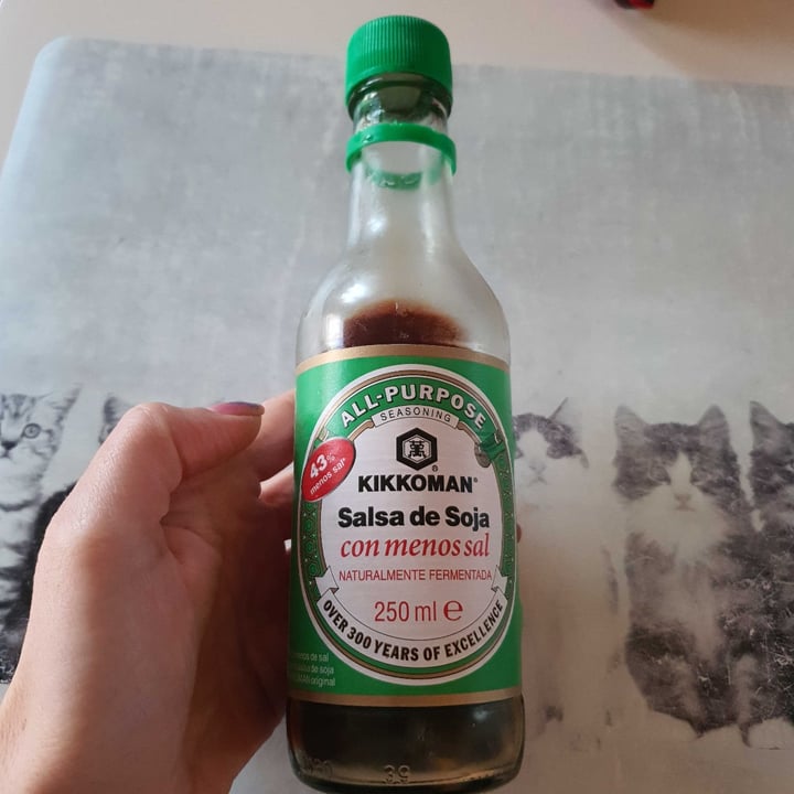photo of Kikkoman Low Sodium Soy Sauce shared by @evahernandezmartinez on  06 Feb 2021 - review