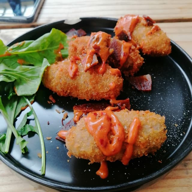 Photo du plat “panko crumbed wings”