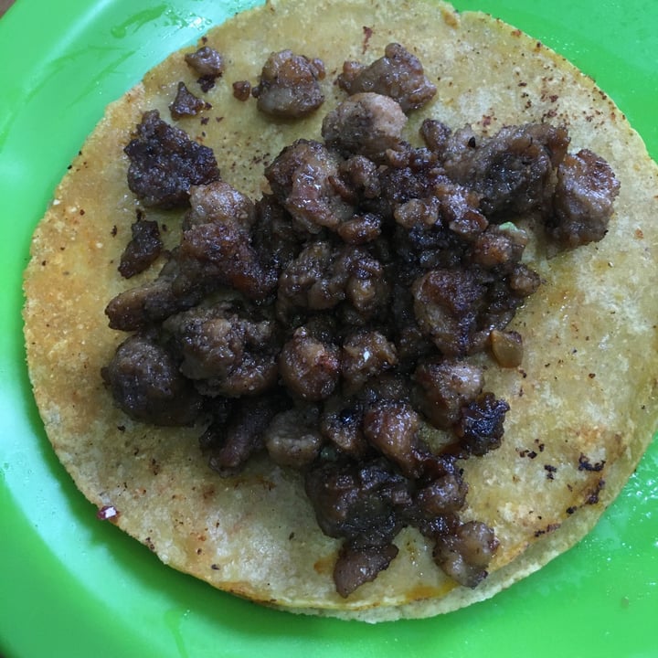 photo of El Bajon Vegan Tacos Suadero Taco shared by @maxovel on  07 Nov 2020 - review