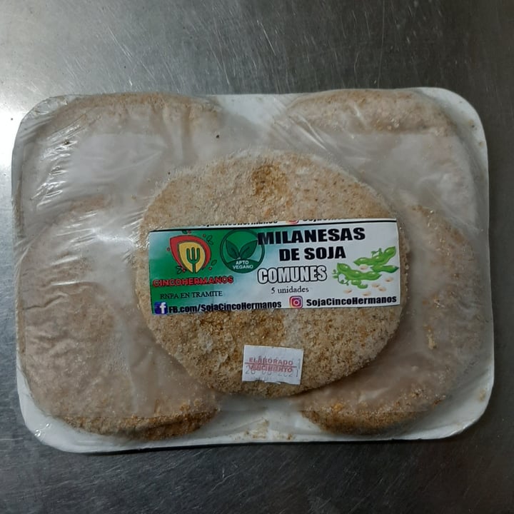 photo of Soja cinco hermanos Milanesas de soja shared by @agusmar on  06 Apr 2021 - review