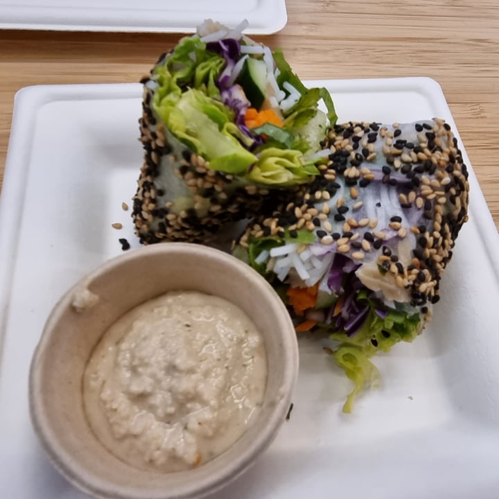 review photo of Naked Earth Cafe Summer Rolls shared by @londonveggie on 20 Nov 2021 - review