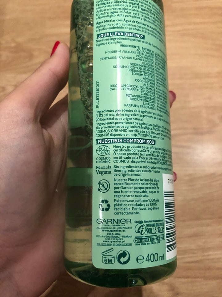 photo of Garnier Agua Micelar shared by @steff on  28 Jun 2019 - review