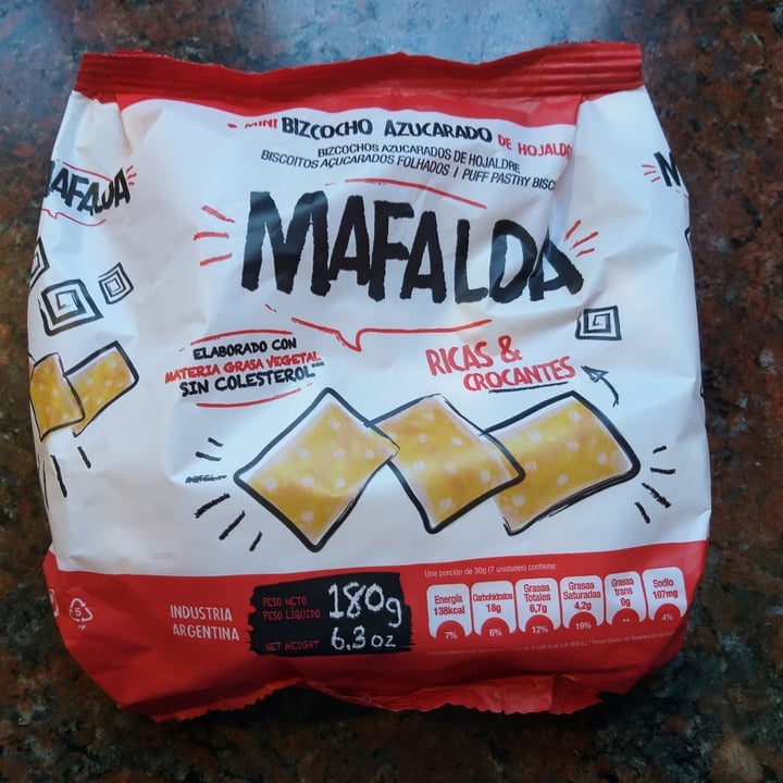 review photo of Mafalda Bizcocho Azucarado de Hojaldre shared by @veganoconsciente on 07 Aug 2022 - review