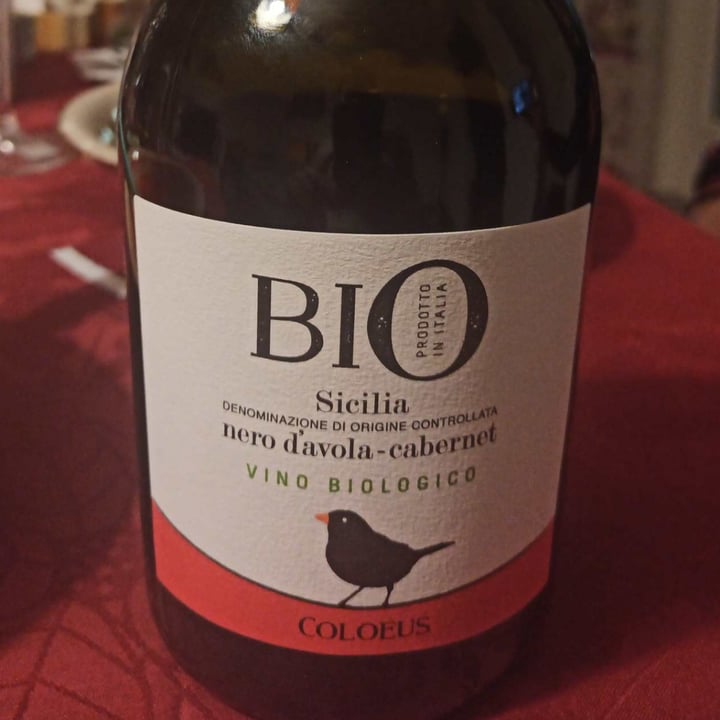photo of Coloeus Vino biologico nero d’avola shared by @giuliacheru on  20 Mar 2022 - review