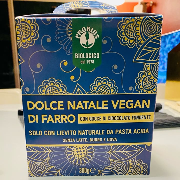 photo of Probios dolce natale vegan di farro con gocce di cioccolato fondente shared by @thebrambleberry on  07 Dec 2022 - review