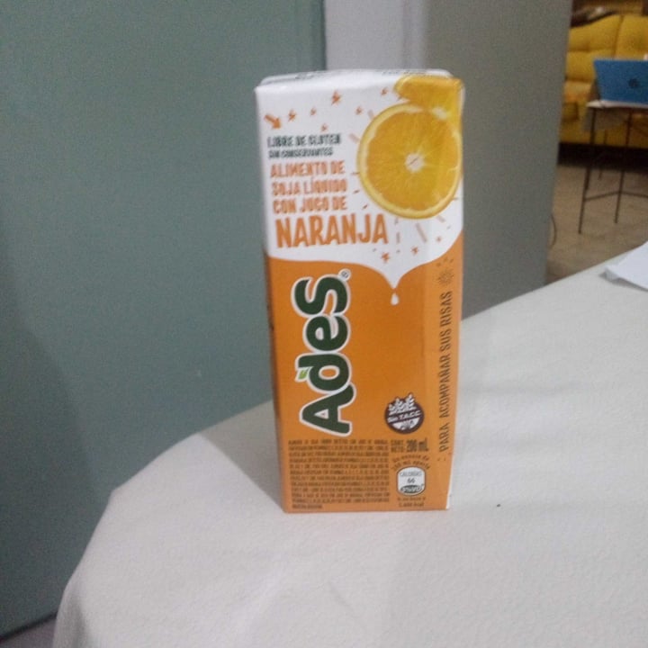 photo of Ades Leche De Soja Sabor Naranja shared by @susyq on  01 Aug 2020 - review