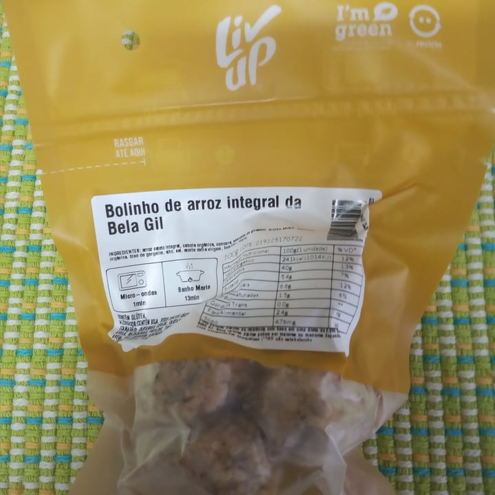 photo of Livup Bolinho de Arroz Integral shared by @andreaferraz on  20 May 2022 - review