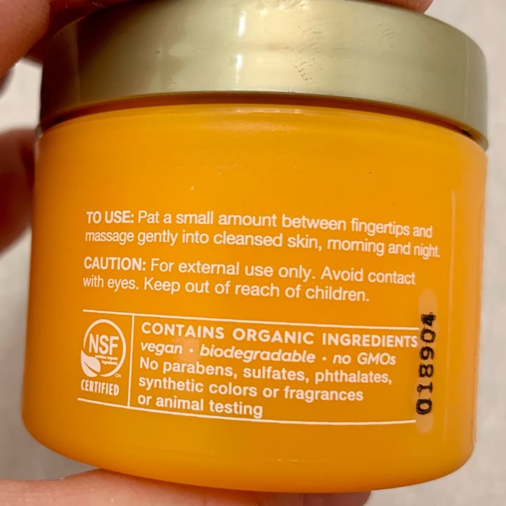 review photo of Avalon Organics Vitamin C Renewal Crème Riche shared by @hmhughes on 20 Jan 2022 - review