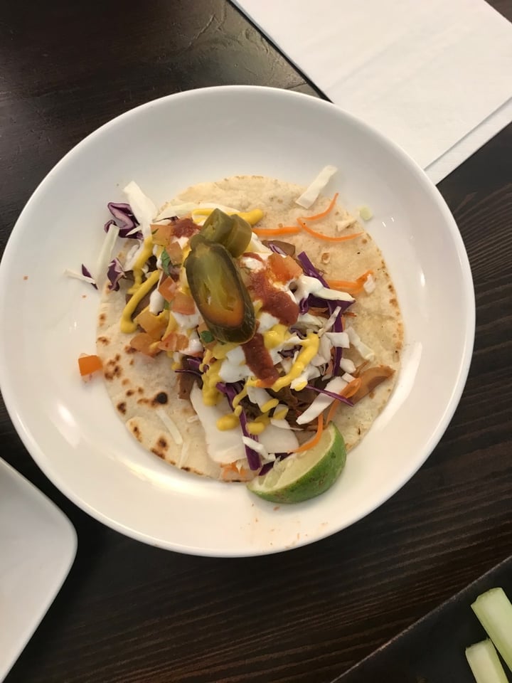 photo of Sala Kuala Lumpur Vegan Restaurant BB Jackfruit Taco shared by @vegkai on  17 Feb 2020 - review