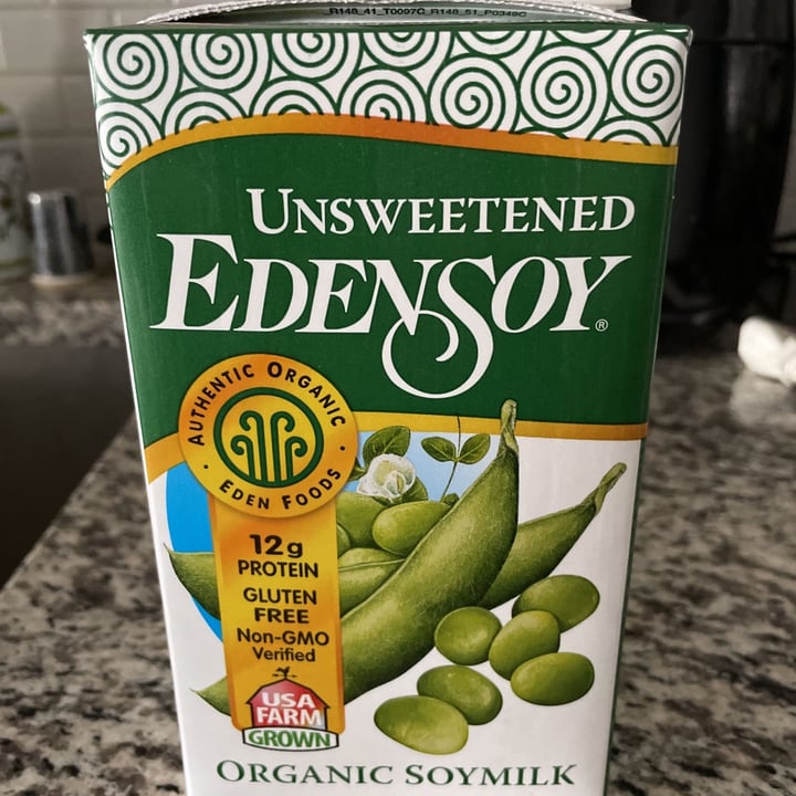 photo of Eden Soy Unsweetened organic soy milk shared by @kp03 on  23 Feb 2021 - review