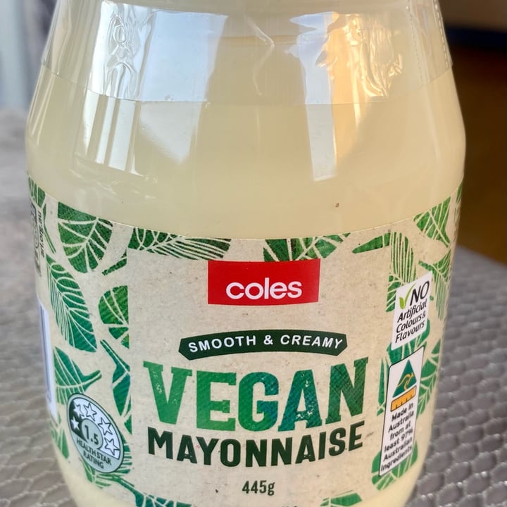 review photo of Coles Vegan Mayonnaise (Smooth & Creamy) shared by @ksuellen on 23 Apr 2022 - review